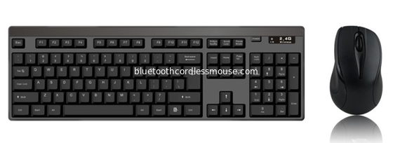 2.4 G ασύρματο τεχνολογία υπολογιστή Desktop ασύρματα πληκτρολόγιο ποντίκι σύνθετο με καμία καθυστέρηση